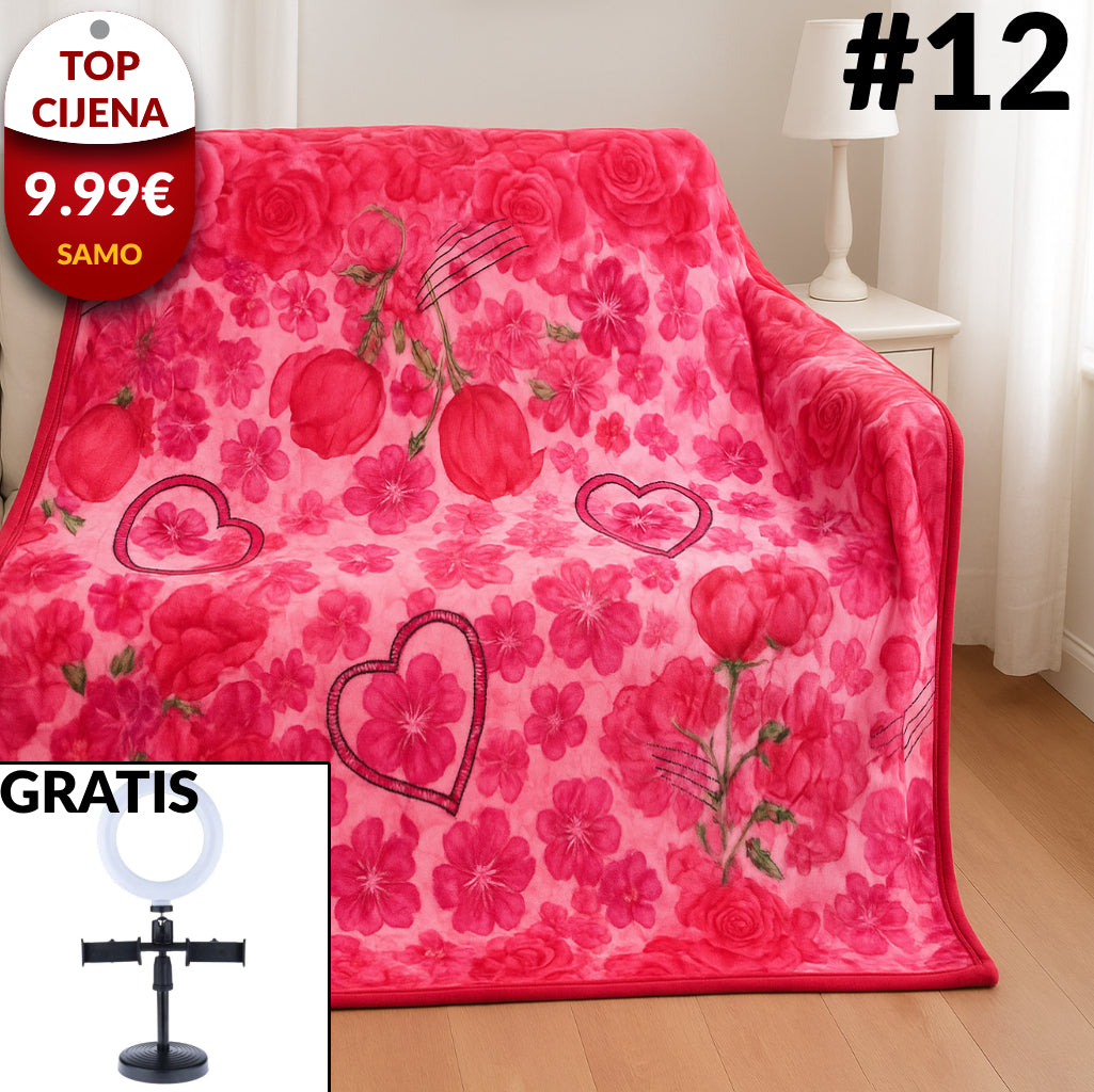 Super soft deke - 200X230cm+GRATIS LED PRSTEN