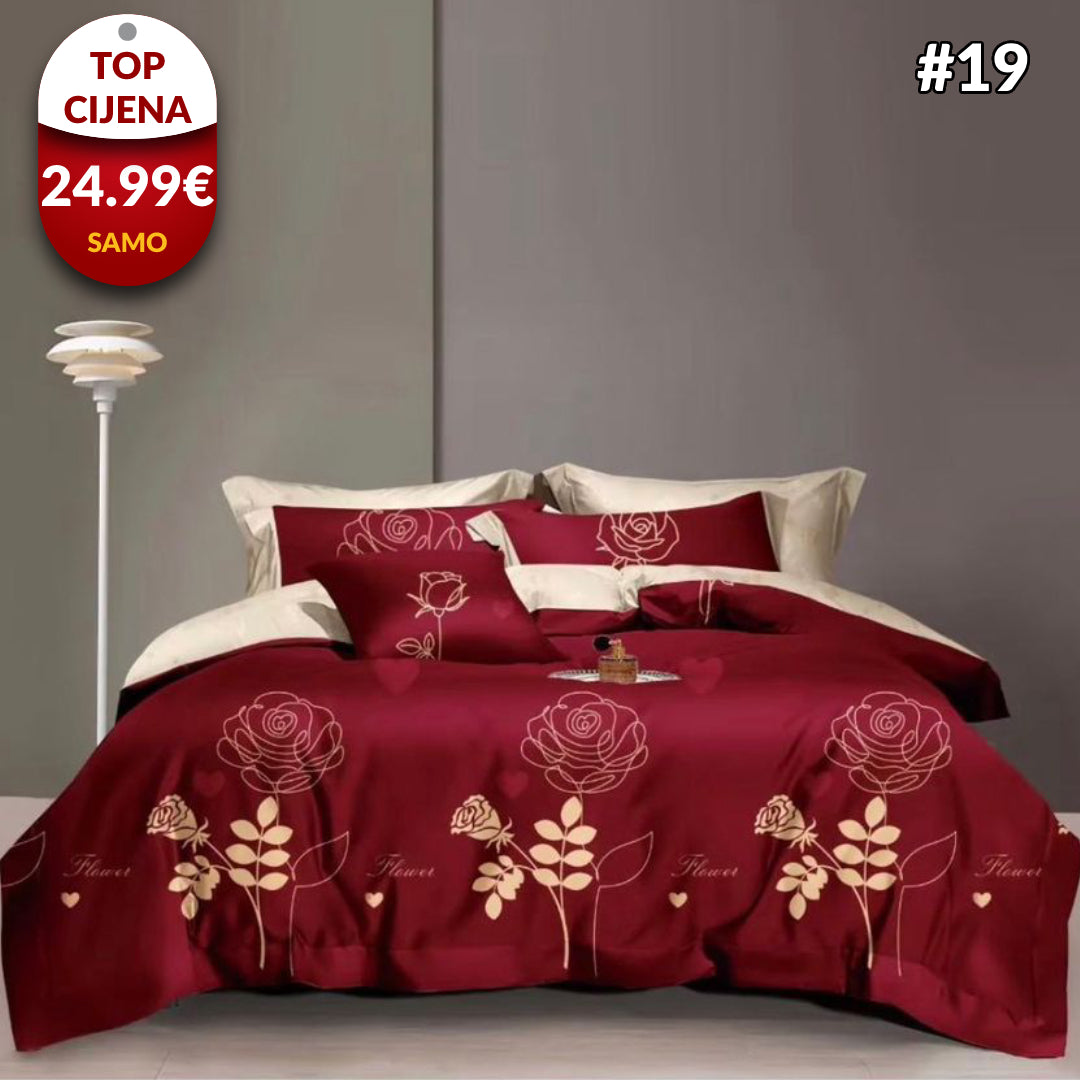 6-dijelni set cvjetne posteljine - 15 uzoraka