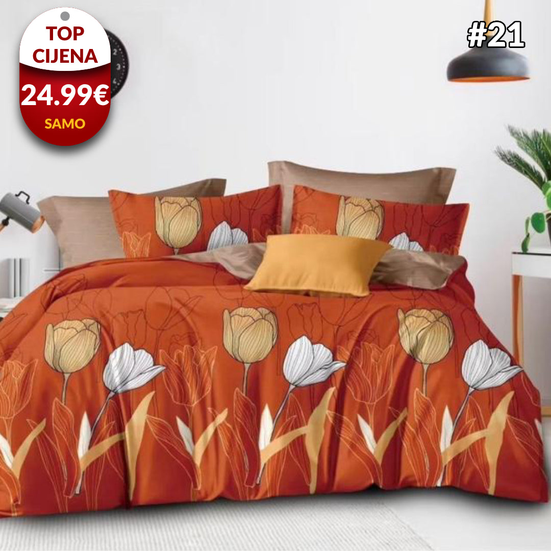 6-dijelni set cvjetne posteljine - 15 uzoraka