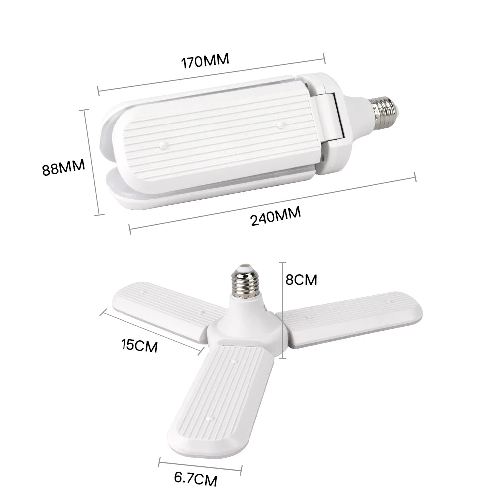 Led žarulja s 3 podesive LED ploče (2 komada)