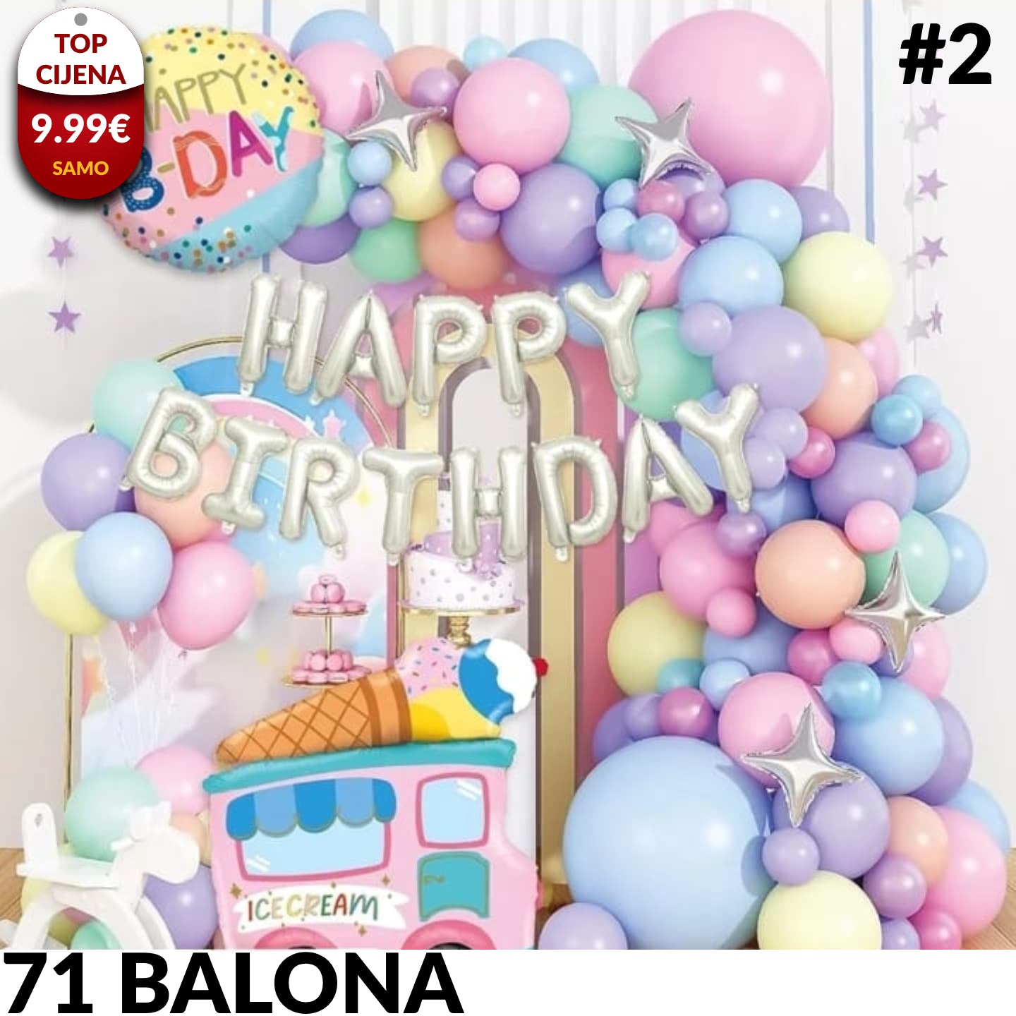 Set balona za Girlandu