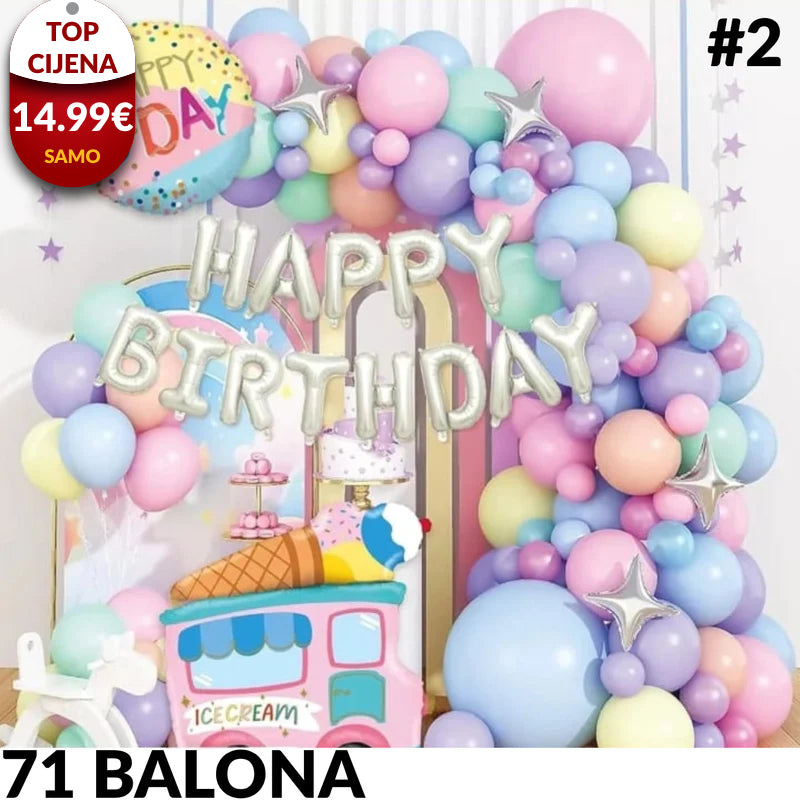 Set balona za Girlandu 1+1 GRATIS