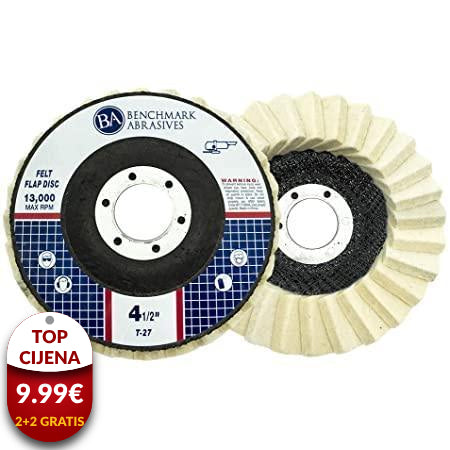 Disk za poliranje filc 120mm 2,4,6,8 komada
