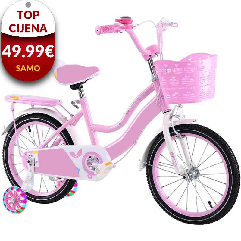 Bicikl za Djevojčice/Dječake+GRATIS Svjetlo za bicikl