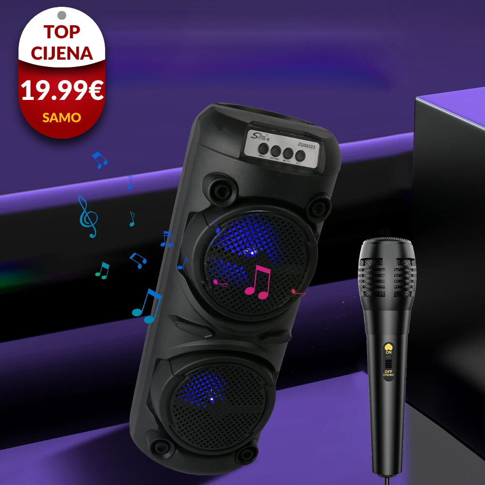 Karaoke zvučnik Sing-e+GRATIS mikrofon