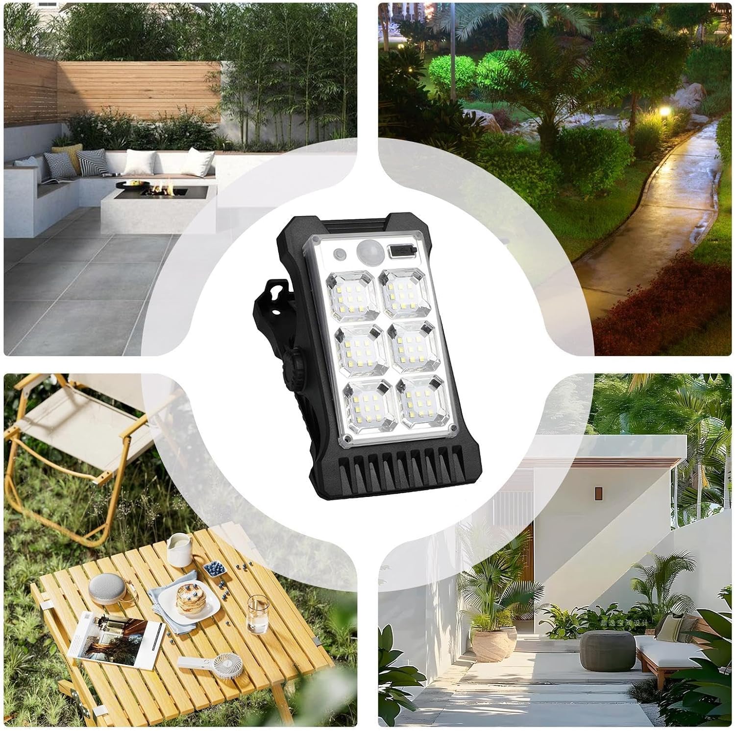 LED Solarna Štipaljka/lampa (Clip-on)