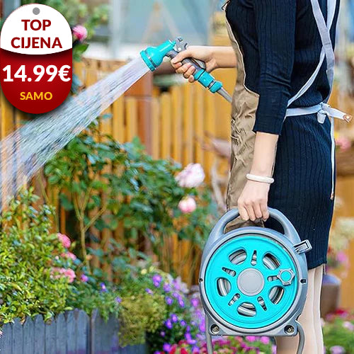 Vrtno crijevo na kolutu - 15m