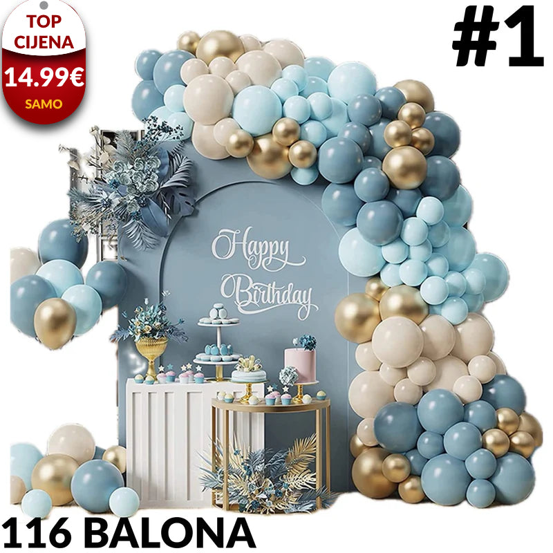 Set balona za Girlandu 1+1 GRATIS