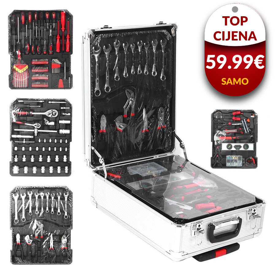XXL set alata u koferu (187-dijelni)