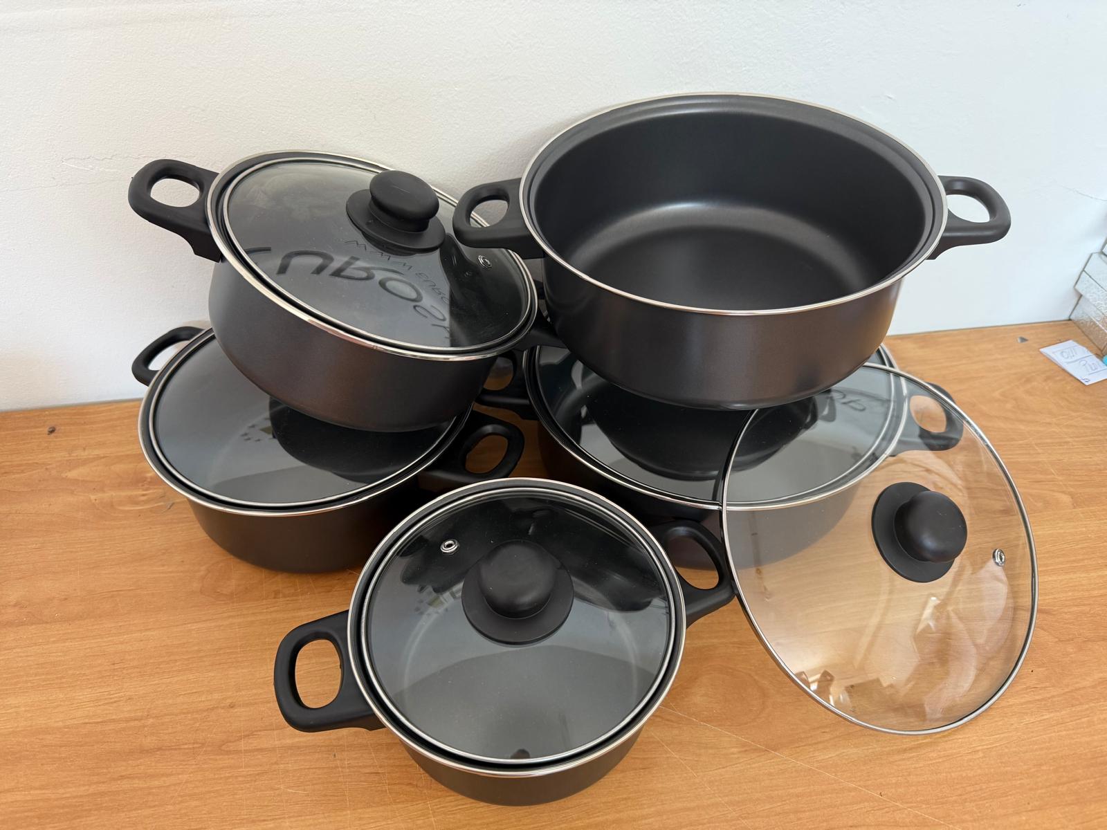 10-dijelni set lonaca+ GRATIS 12 NOŽEVA