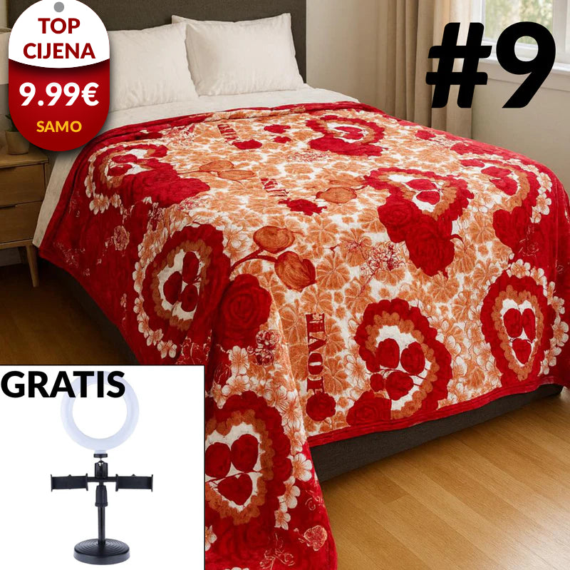 Super soft deke - 200X230cm+GRATIS LED PRSTEN
