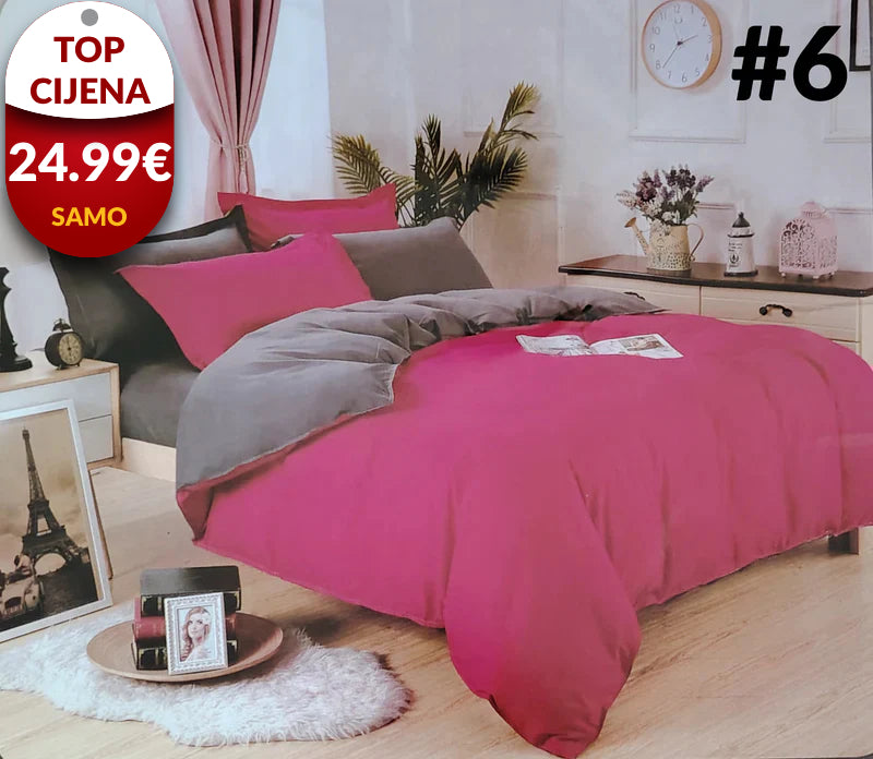 6-dijelni set posteljine + GRATIS plahta ili deka