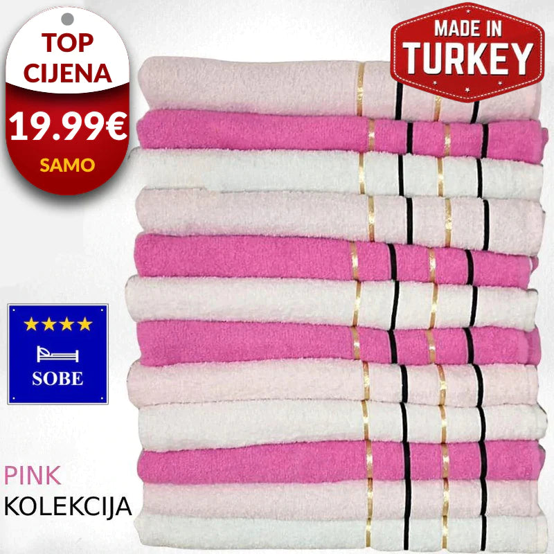 Set Pamučnih Ručnika 90×50 cm (12 komada)