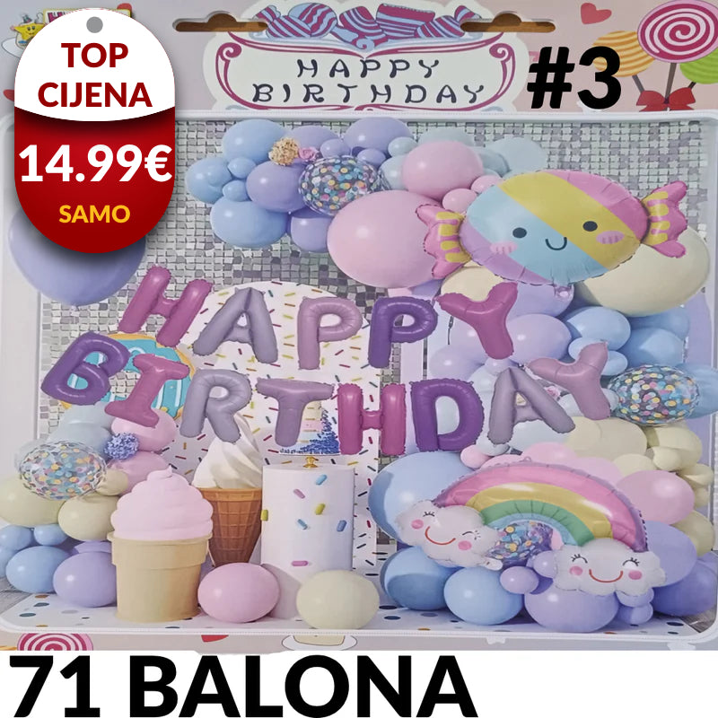 Set balona za Girlandu 1+1 GRATIS