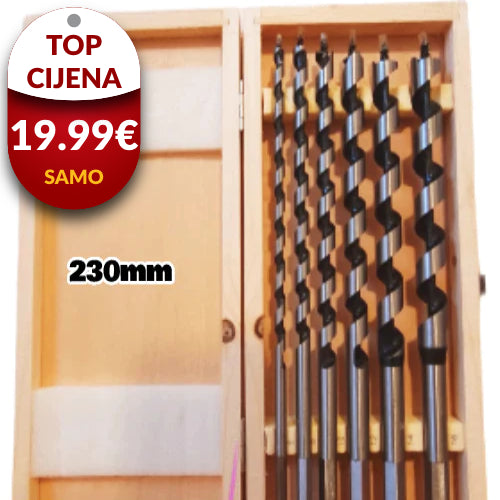 Set Svrdla za Drvo (6 Komada) 230mm