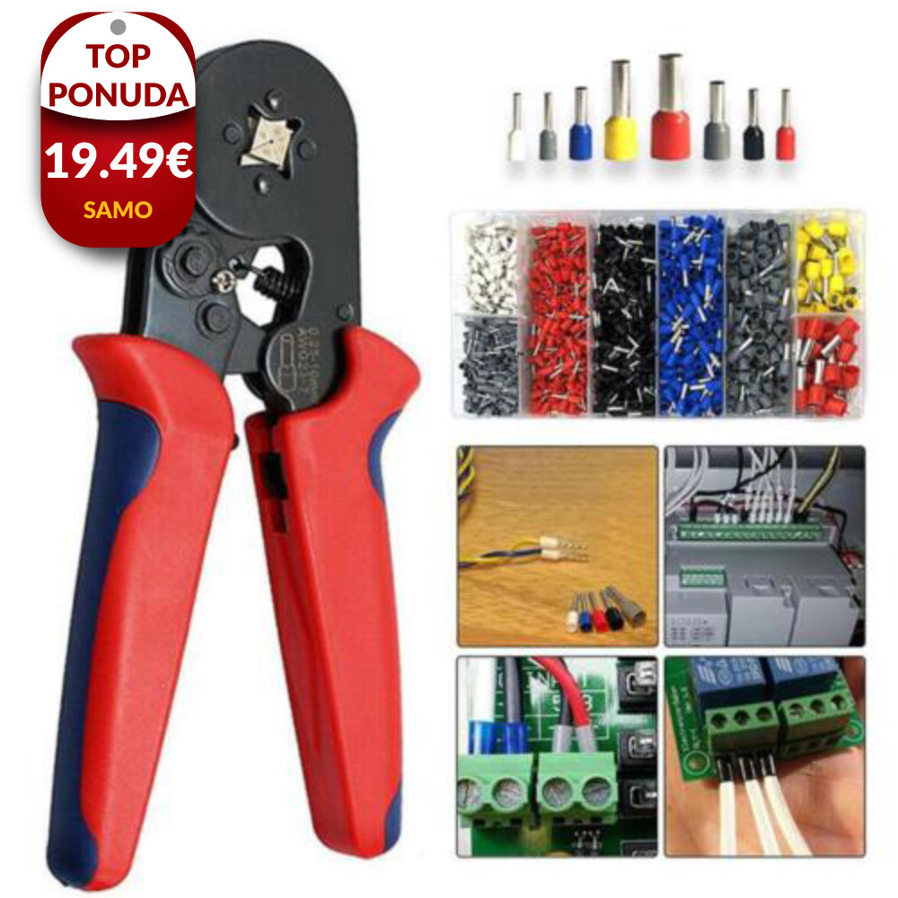 Kliješta za krimpanje 1200 nastavaka GRATIS - EuroShop