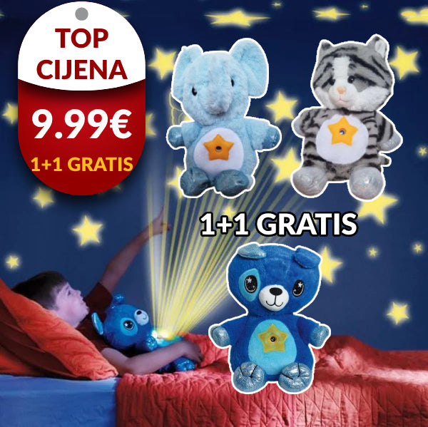 CRNI PETAK Plišanac s projektorom 1+1 GRATIS