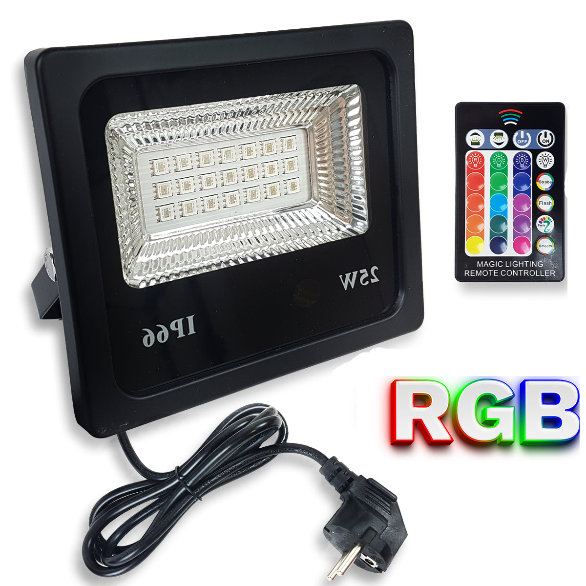 RGB reflektor 25W