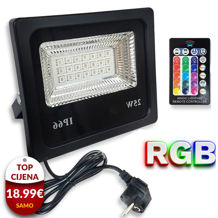 RGB reflektor 25W