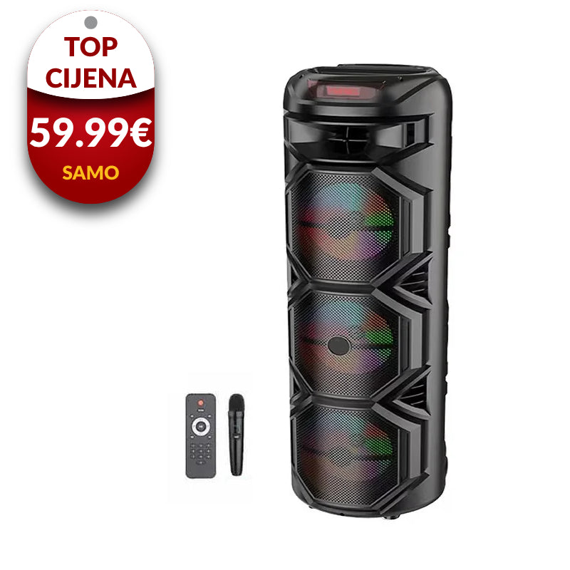 Mega Bass Zvučnik 80cm+GRATIS MIKROFON+POKLON