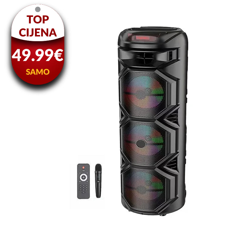 Mega Bass Zvučnik 80cm+GRATIS MIKROFON+POKLON