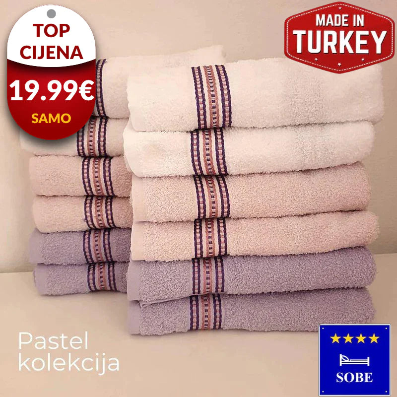 Set Pamučnih Ručnika 90×50 cm (12 komada)