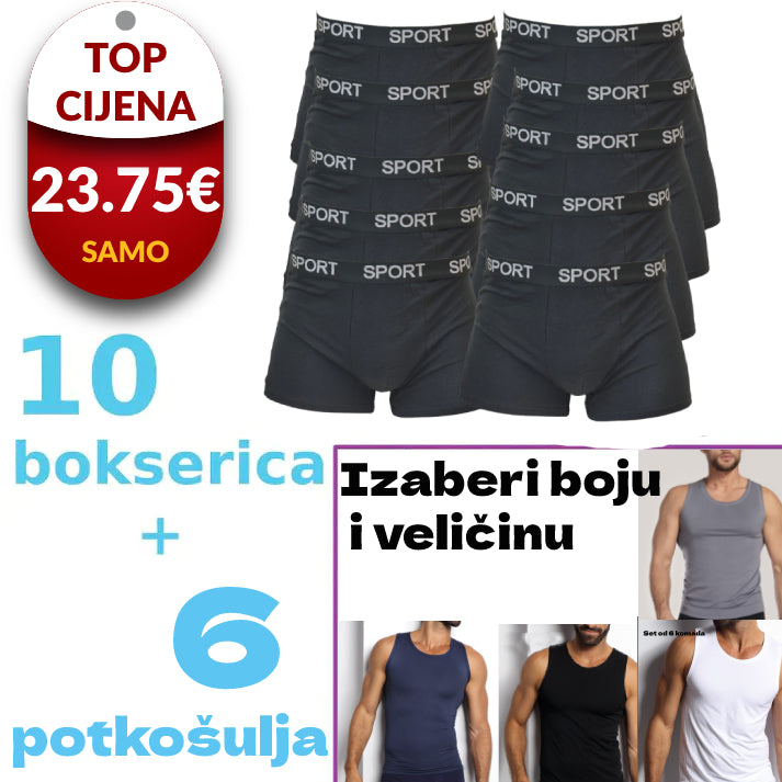 10 Bokserica+6 Potkošulja