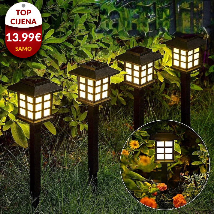 Solarne Vrtne Lampe 6 komada Novi Modeli