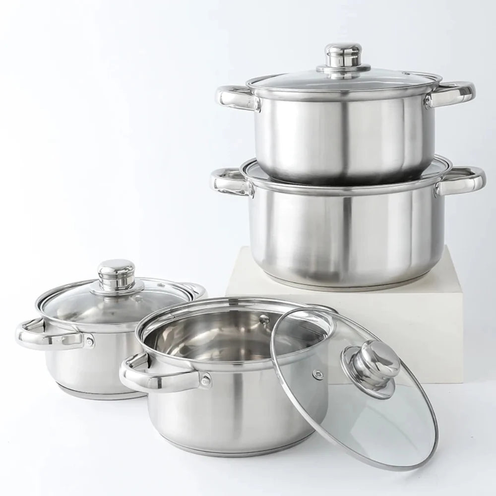 12-Dijelni set inox lonaca+GRATIS Satara