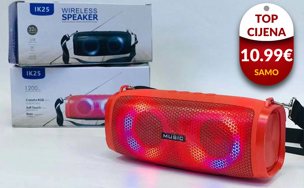 CHARGE5/IK25 Bežični Bluetooth Zvučnik - EuroShop