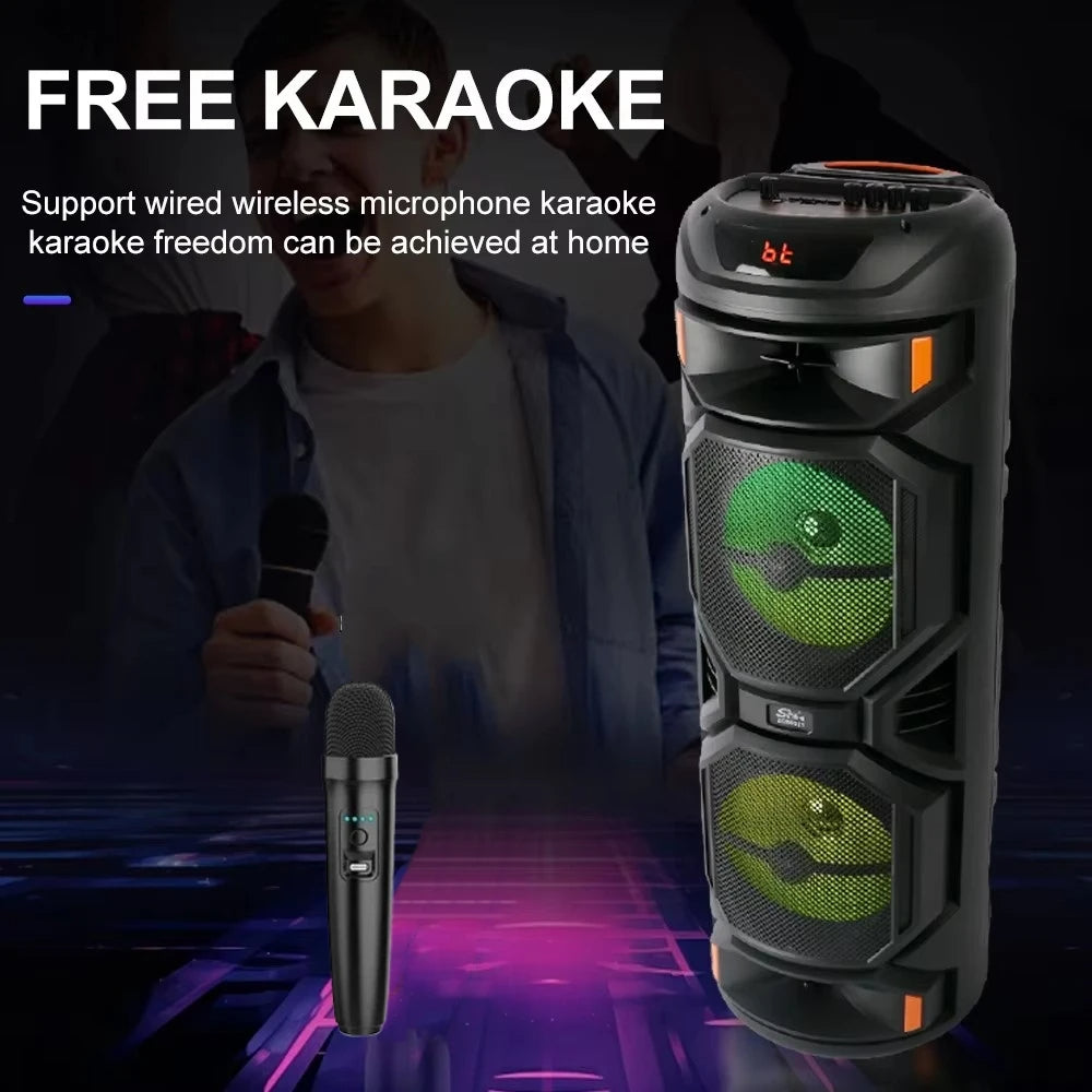 Mega Bass Zvučnik 80cm+GRATIS MIKROFON I DALJINSKI