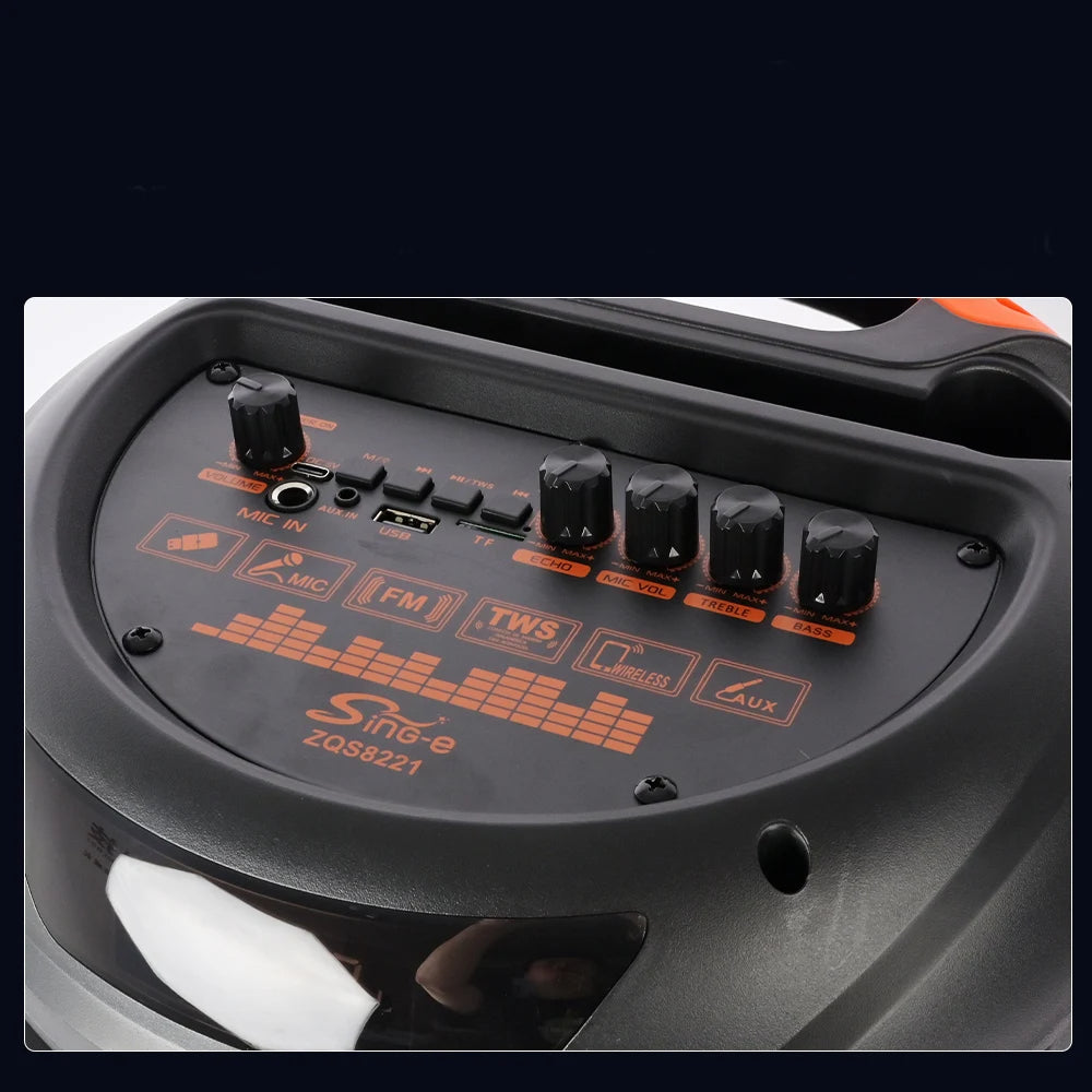 Mega Bass Zvučnik 80cm+GRATIS MIKROFON I DALJINSKI