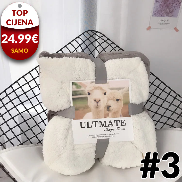Vunena Deka s Krznom+GRATIS POKLON