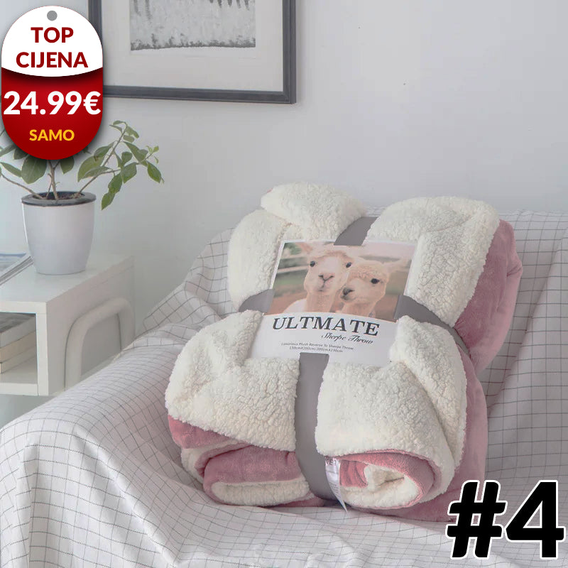 Vunena Deka s Krznom+GRATIS POKLON