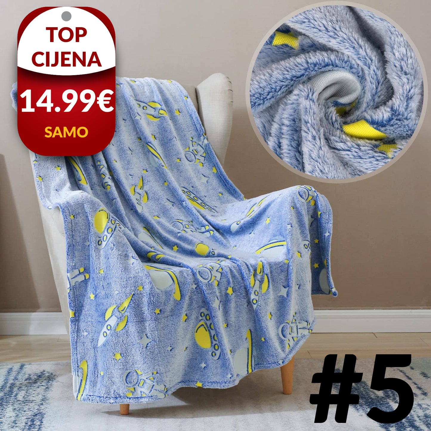 Čarobna deka koja svijetli u mraku
