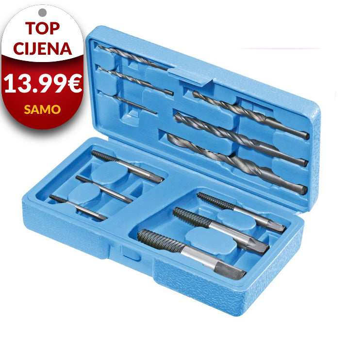 Set izvlakača vijaka (12 komada) - EuroShop