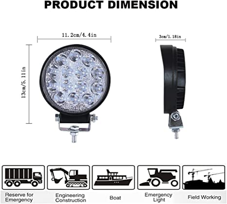 LED Radna Svjetla za Vozila 2/4 komada - EuroShop