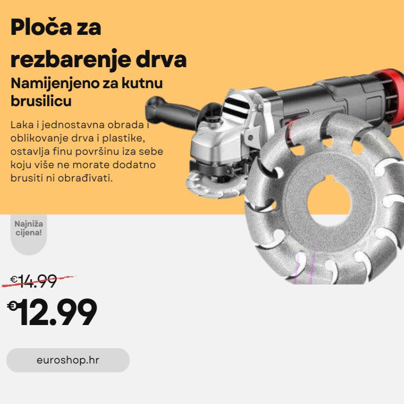 Ploča za rezbarenje drva - EuroShop