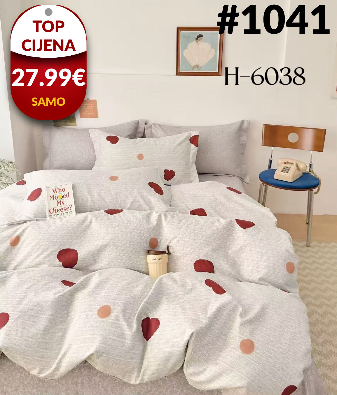 6-dijelni set posteljine + GRATIS POKLON