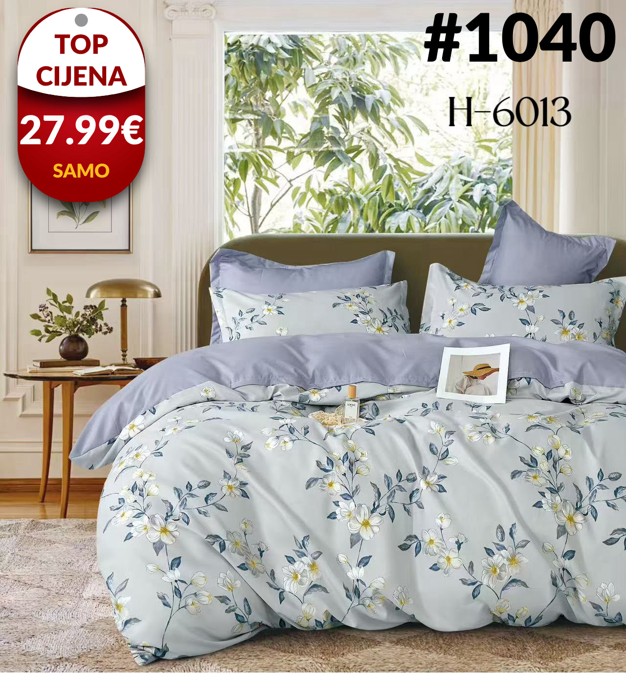 6-dijelni set posteljine + GRATIS POKLON