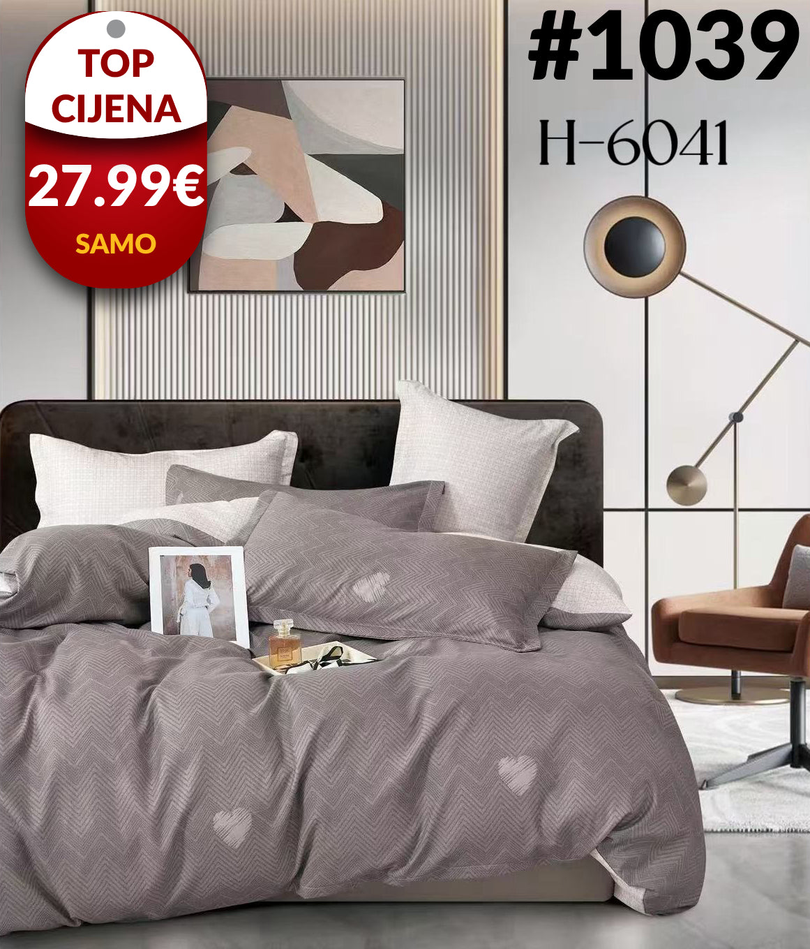 6-dijelni set posteljine + GRATIS POKLON