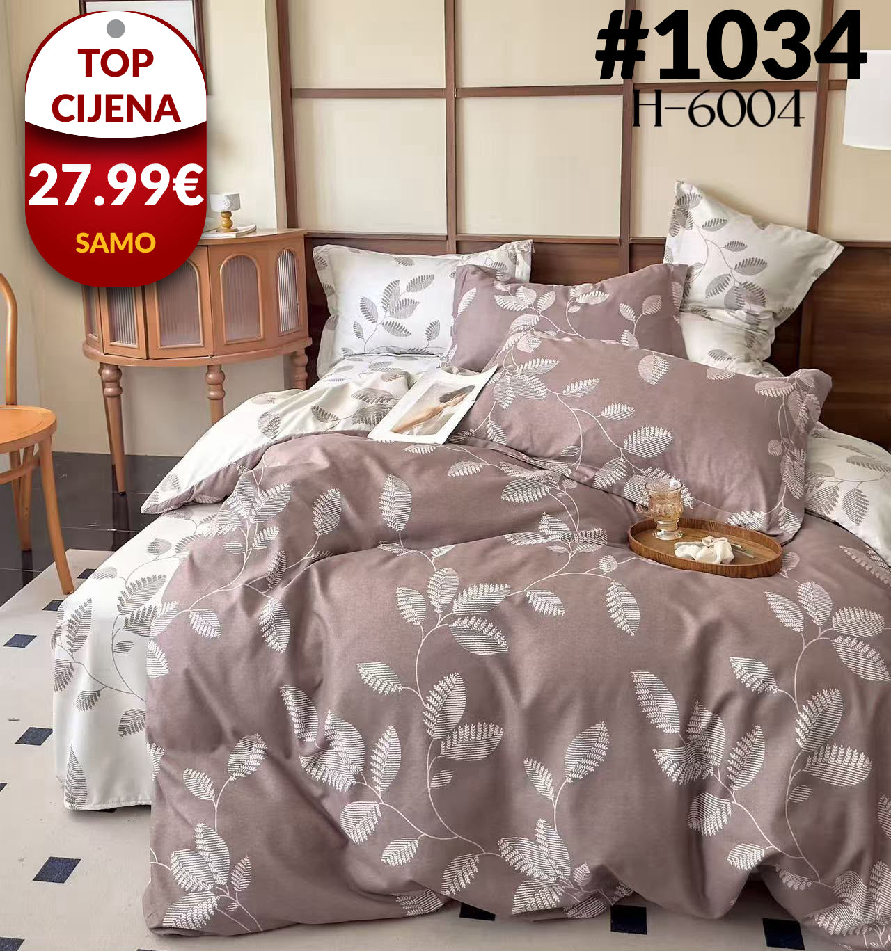 6-dijelni set posteljine + GRATIS POKLON