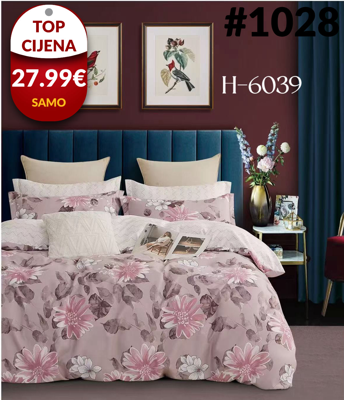 6-dijelni set posteljine + GRATIS POKLON