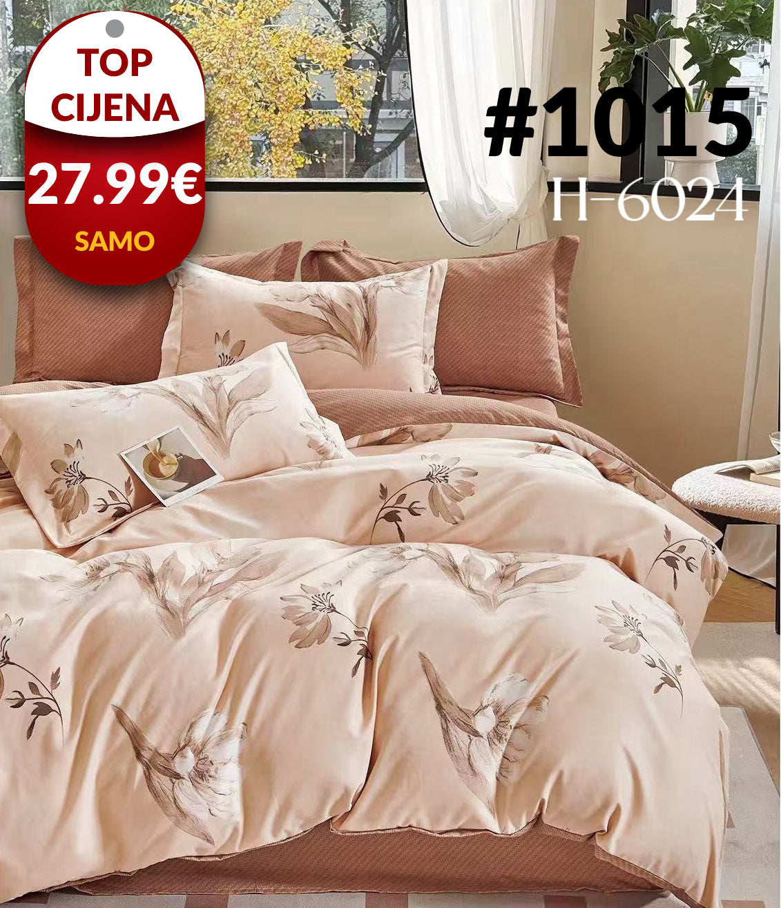 6-dijelni set posteljine + GRATIS POKLON