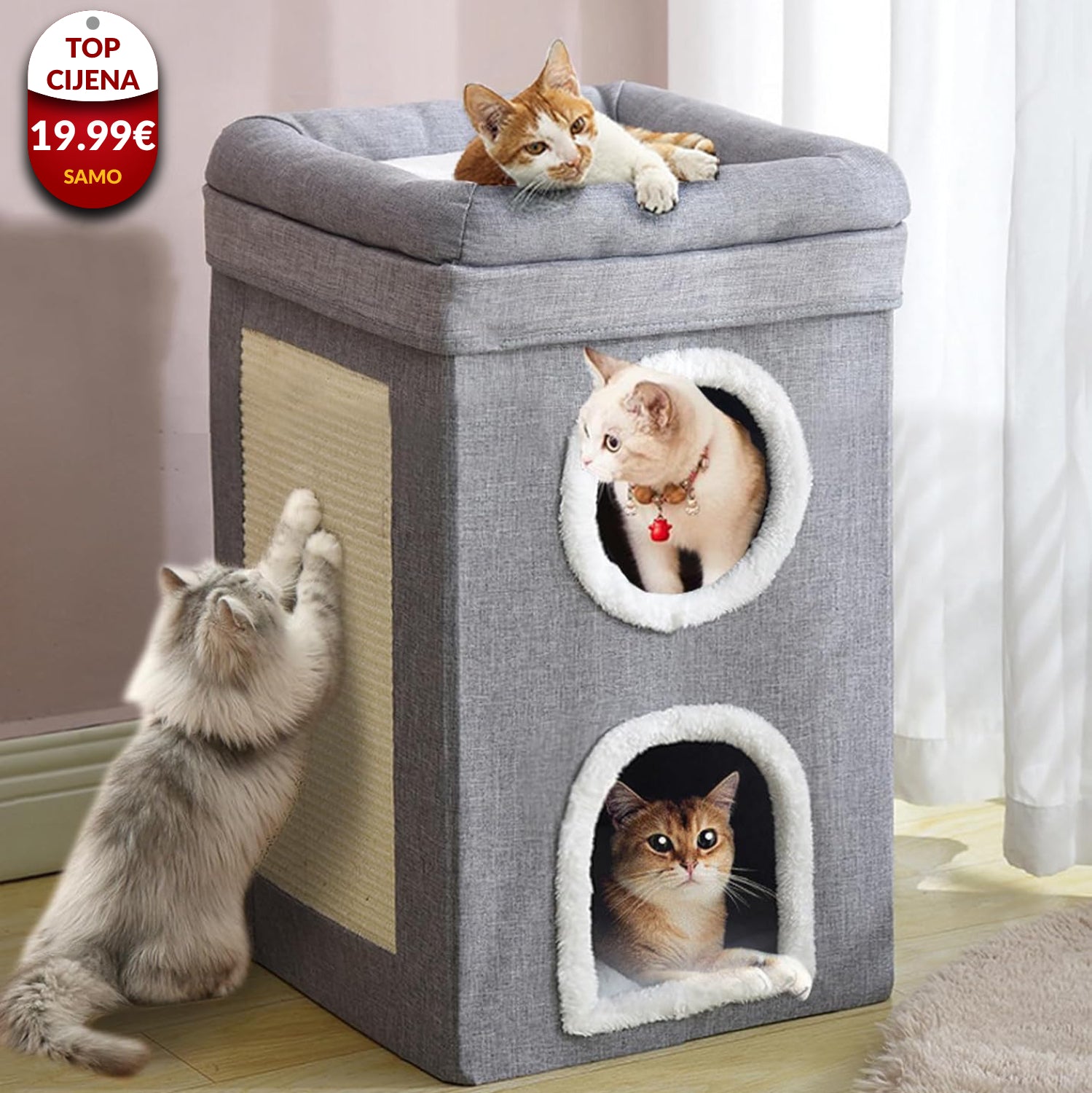 3u1 Krevet za mačke