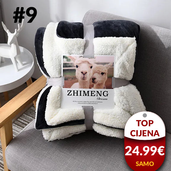 Vunena Deka s Krznom+GRATIS POKLON