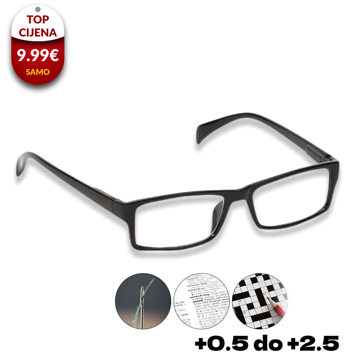 Dioptrijske naočale 1+1 GRATIS