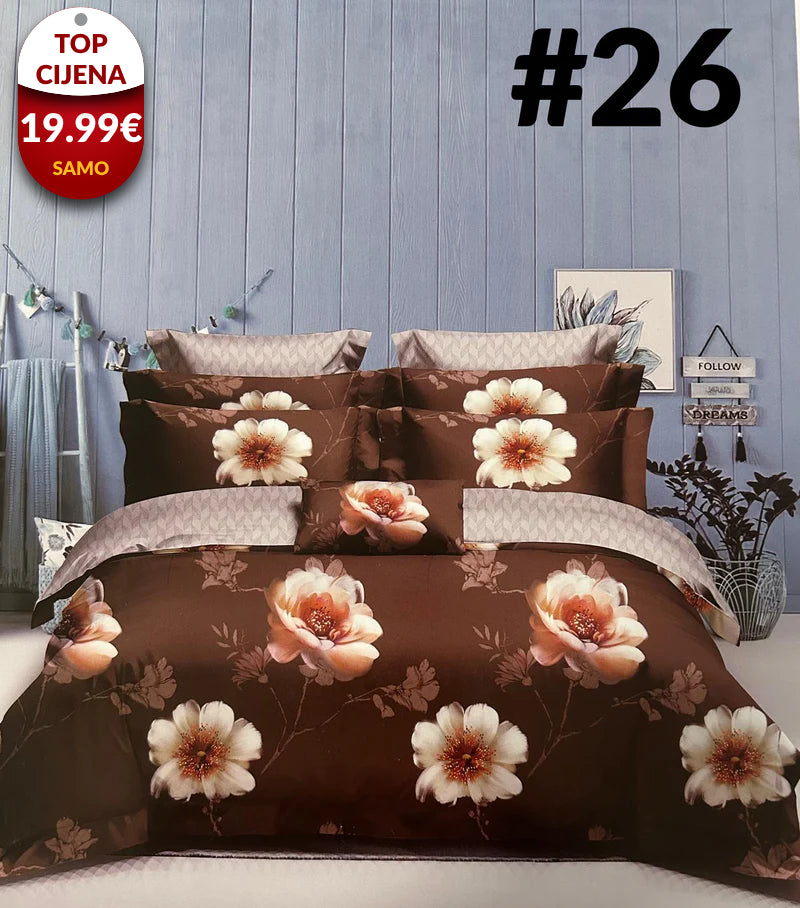 6-dijelni set posteljine + GRATIS POKLON