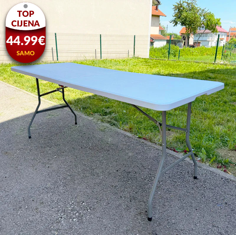 Sklopivi stol 70x180cm+GRATIS POKLON
