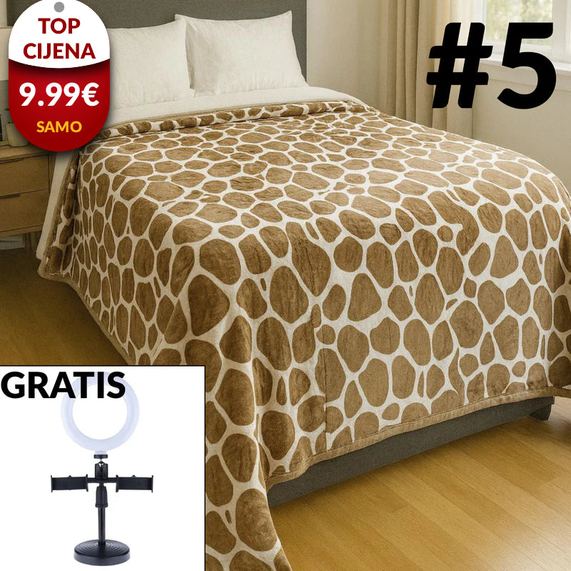 Super soft deke - 200X230cm+GRATIS LED PRSTEN